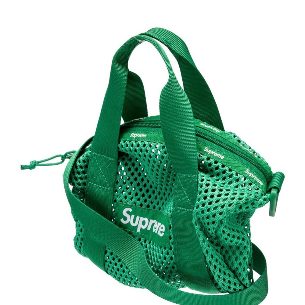 Supreme Green Mesh Bag - Picture 2 of 8